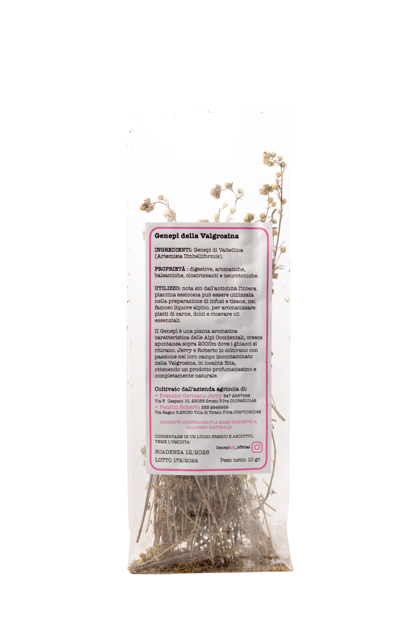 Bustina di genepì - Immagine 3